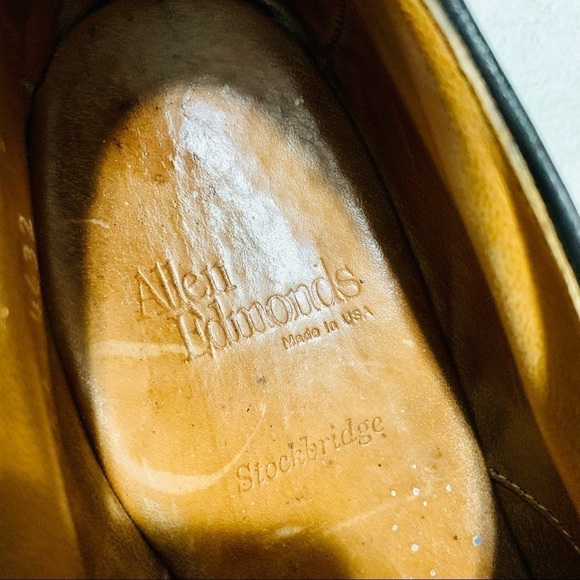 Allen Edmonds Wilbert Split Toe Oxford Leather brown men’s size 9 main image 5